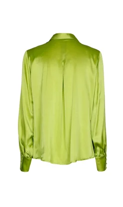 Bluse mit Seidenanteil