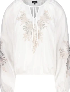 Bluse mit Stickerei