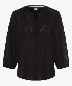 Bluse mit Stickerei