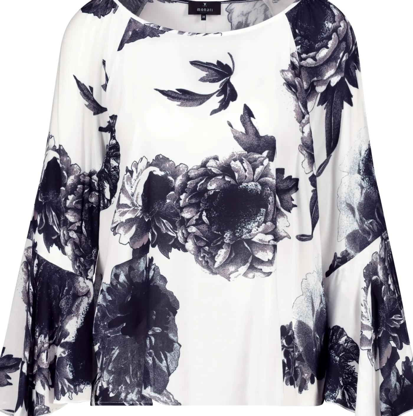 Bluse mit Volantärmeln