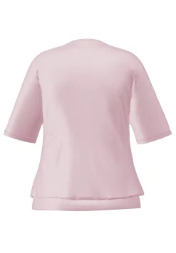 Blusenshirt mit modischer Faltenpartie vorne