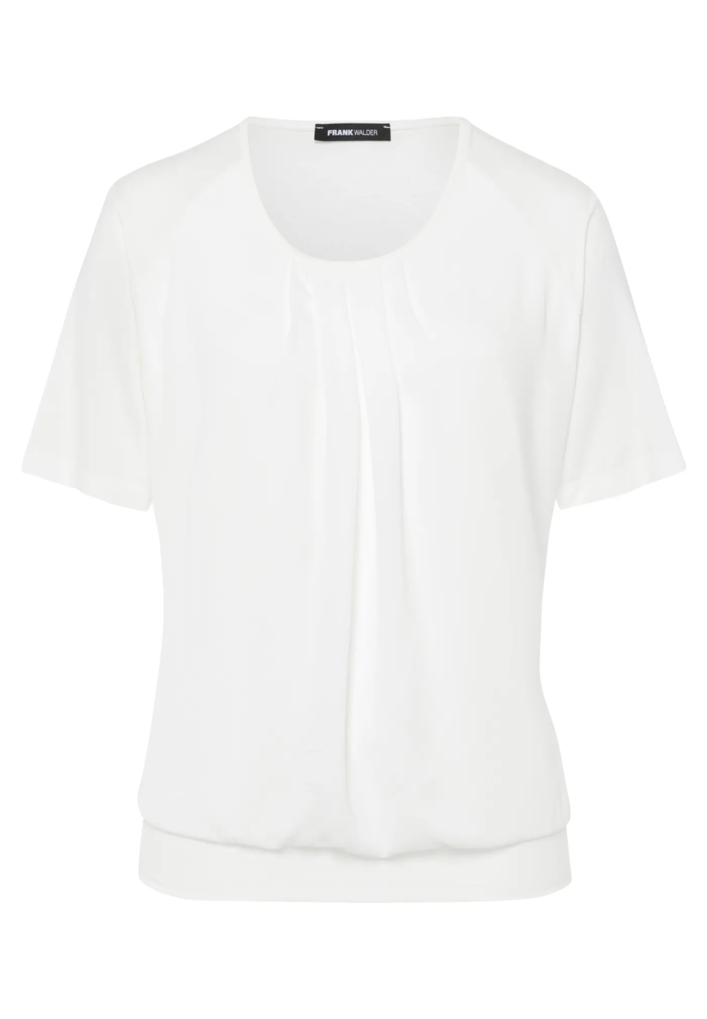 Blusenshirt mit modischer Faltenpartie vorne