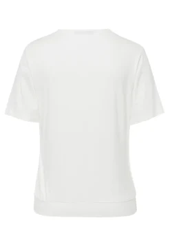 Blusenshirt mit modischer Faltenpartie vorne