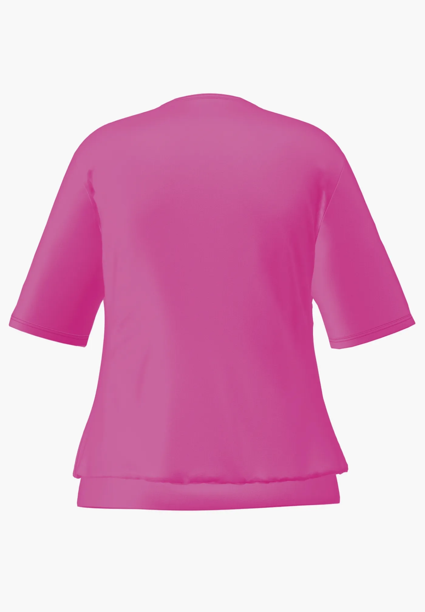 Blusenshirt mit modischer Faltenpartie vorne