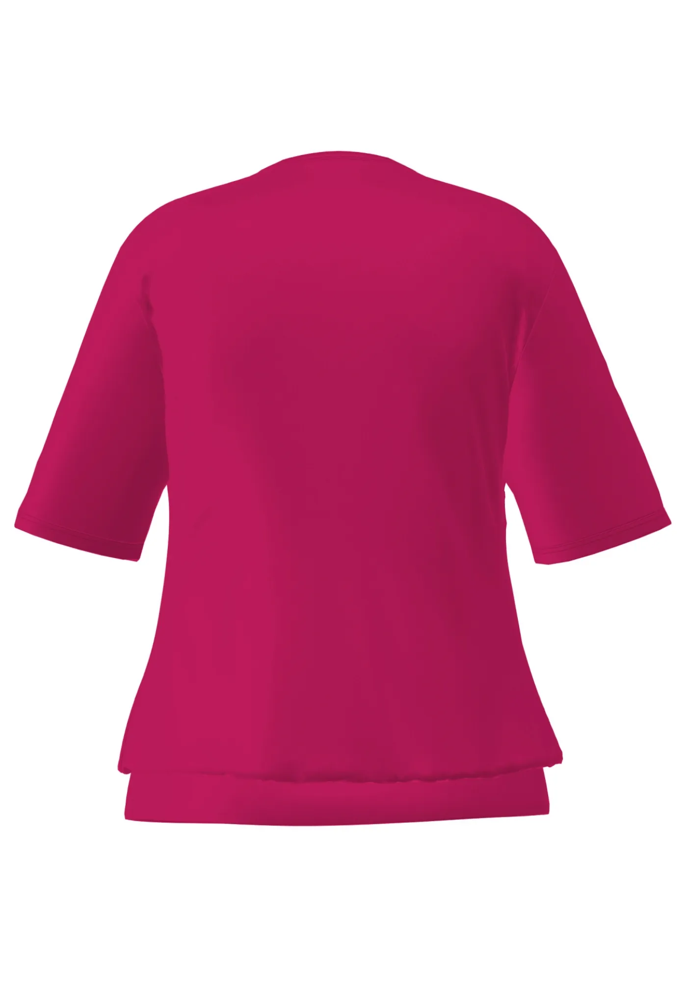 Blusenshirt mit modischer Faltenpartie vorne