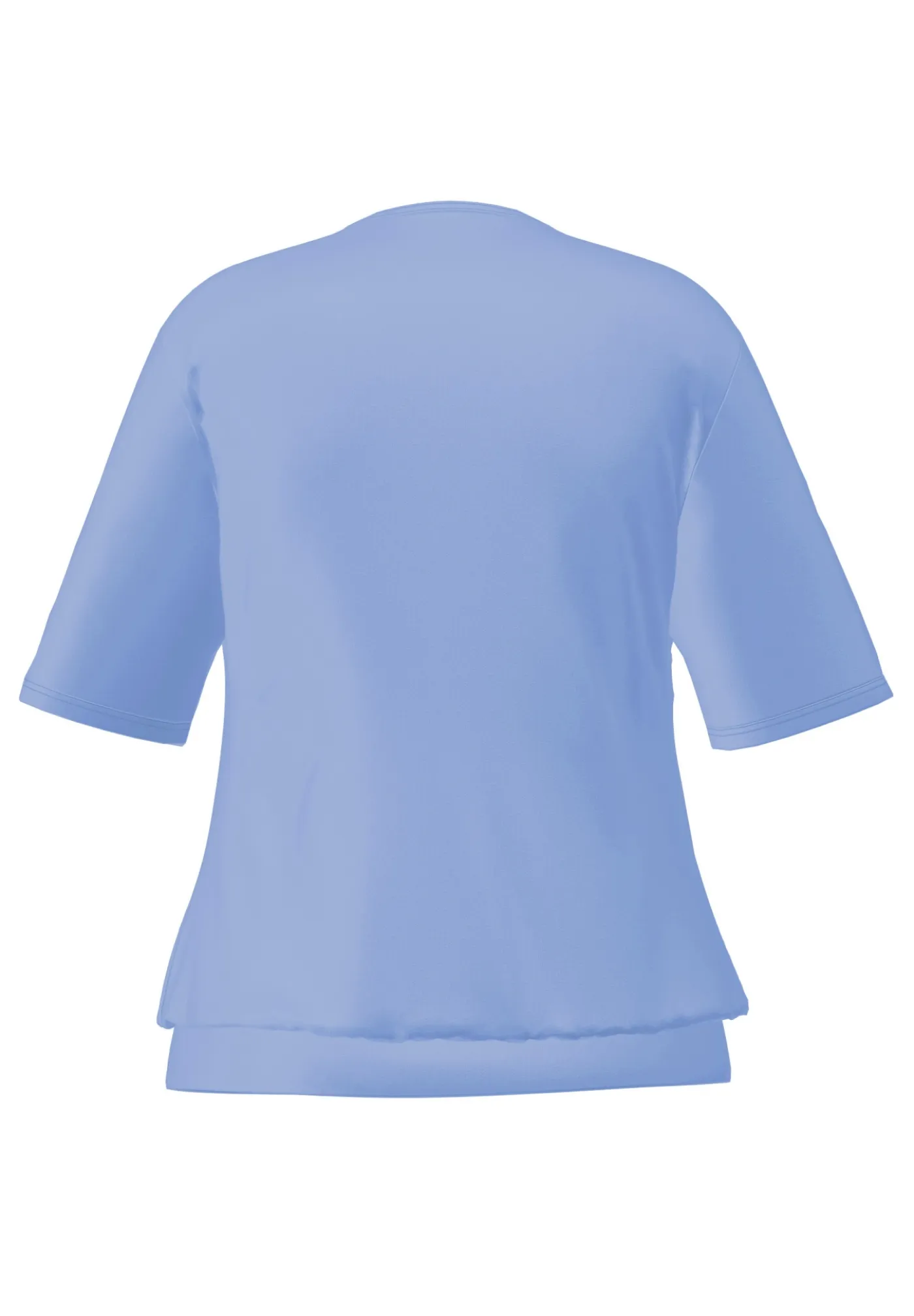 Blusenshirt mit modischer Faltenpartie vorne