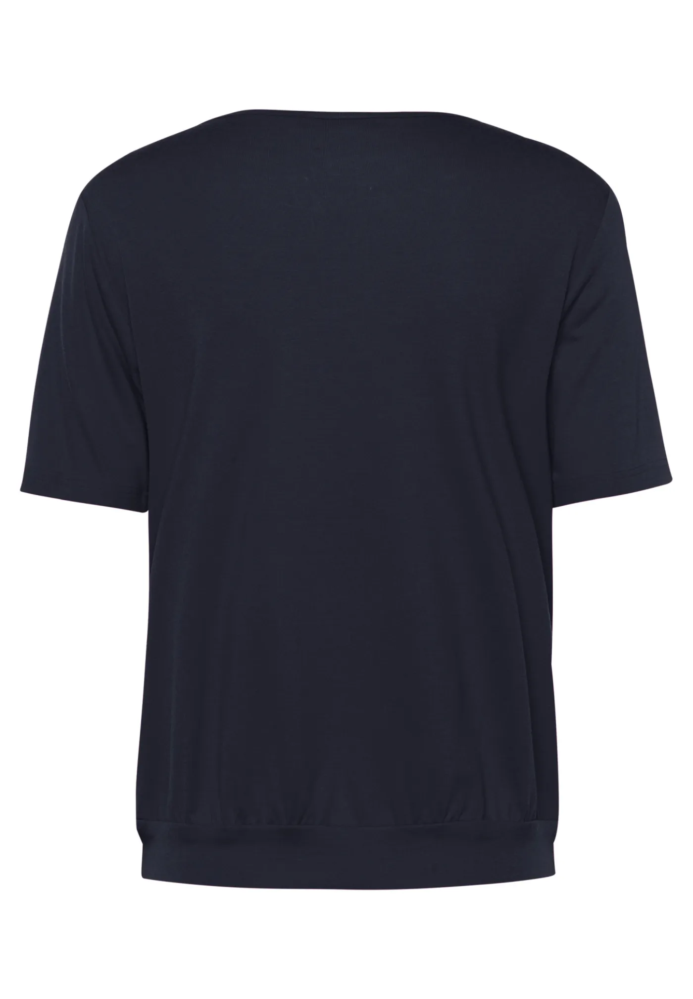 Blusenshirt mit modischer Faltenpartie vorne