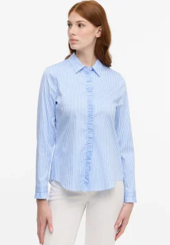 Bluse Satingewebe Langarm