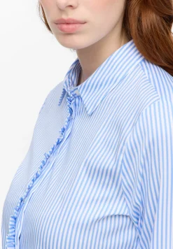 Bluse Satingewebe Langarm