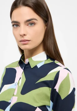 Bluse Satingewebe Langarm