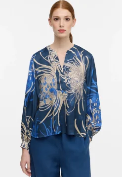 Bluse Twill Langarm
