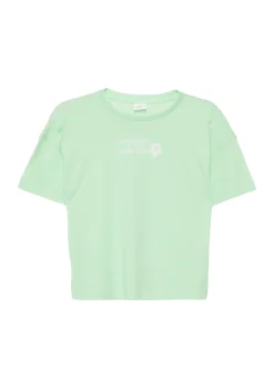 Boxy-T-Shirt aus Jersey mit Printdetail