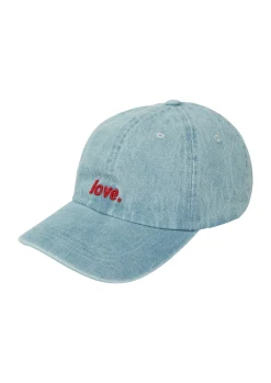 Cap aus Baumwolle mit Stickerei