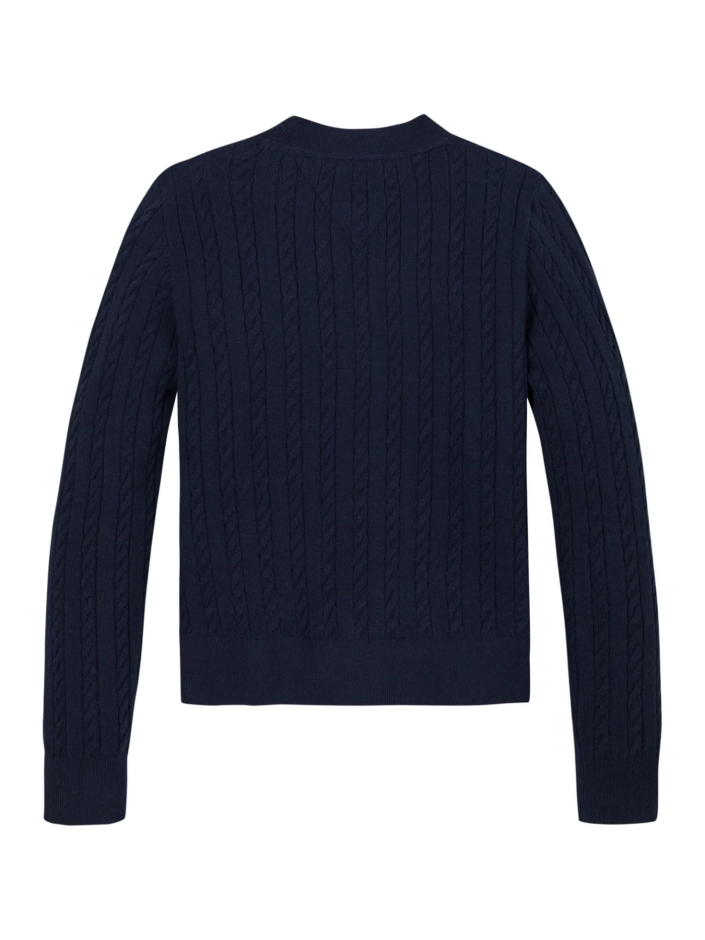 Cardigan mit Mini-Zopfmuster