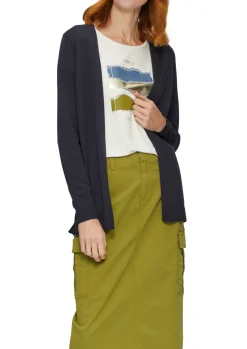 Cardigan aus Viskose-Baumwollmix