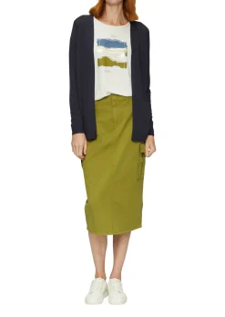 Cardigan aus Viskose-Baumwollmix
