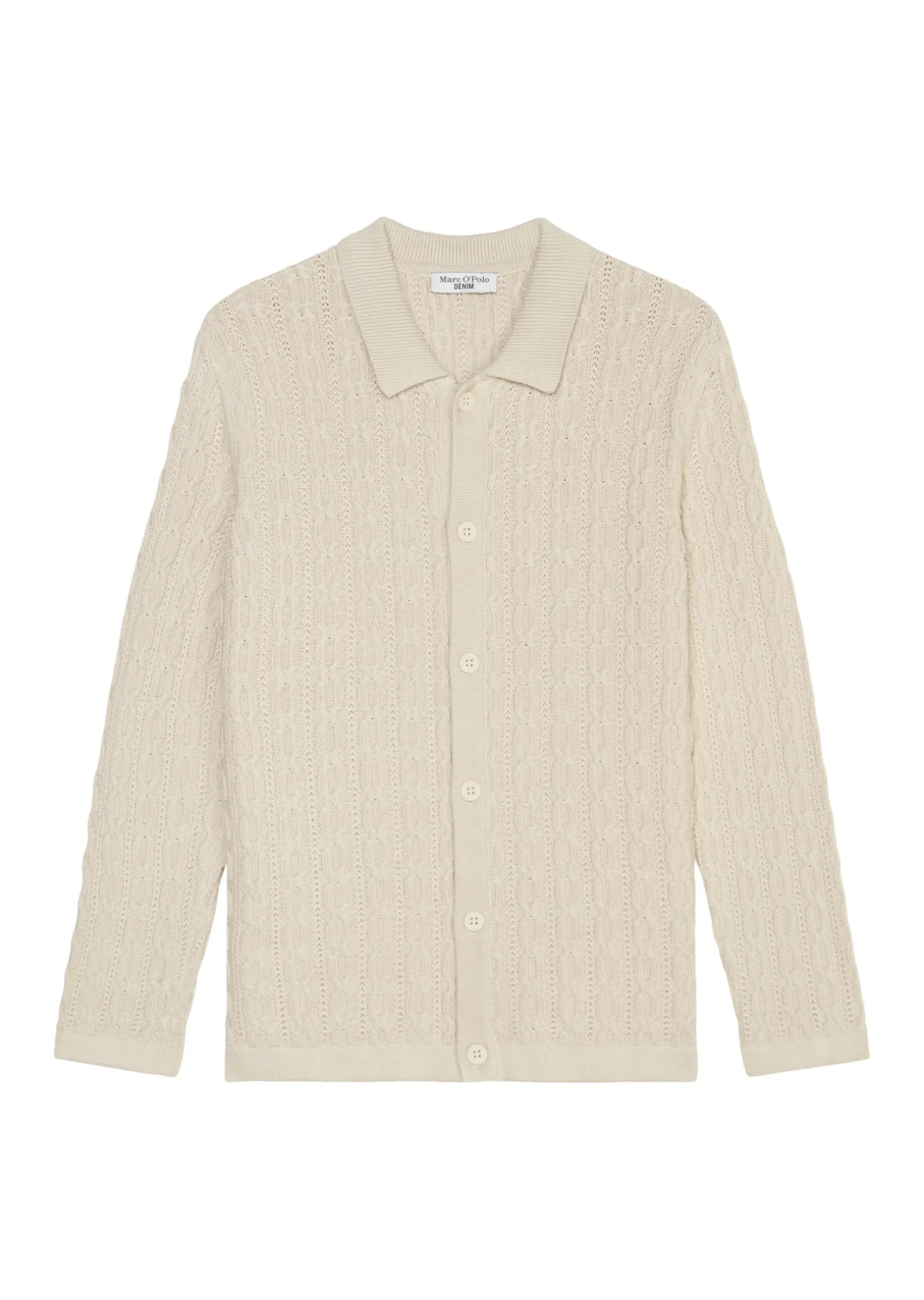 Cardigan mit Zopfmuster