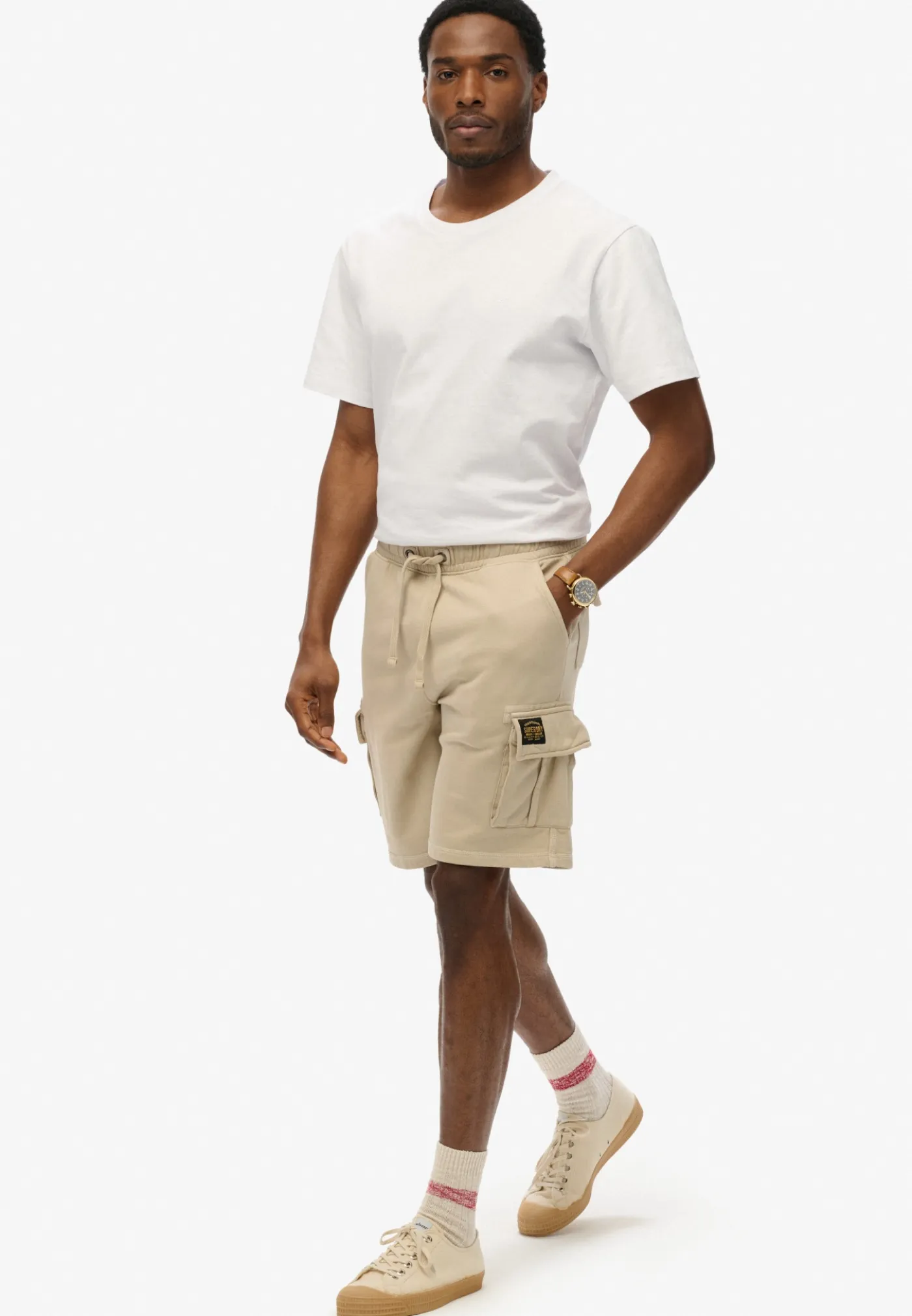 Cargoshorts mit Kontrastnaht