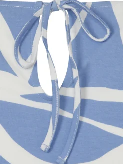 Chices Print-Shirt mit Gummizugsaum