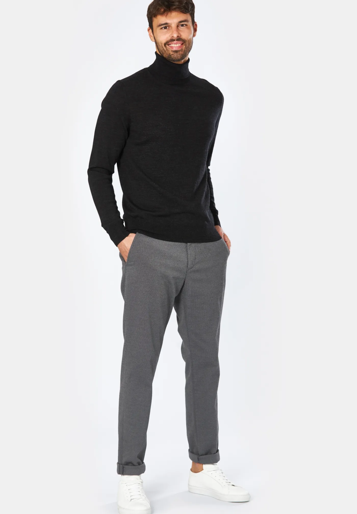 Chino im Wool.look LOU
