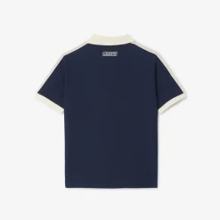 Classic Fit-Polohemd mit Piqué-Einsätzen