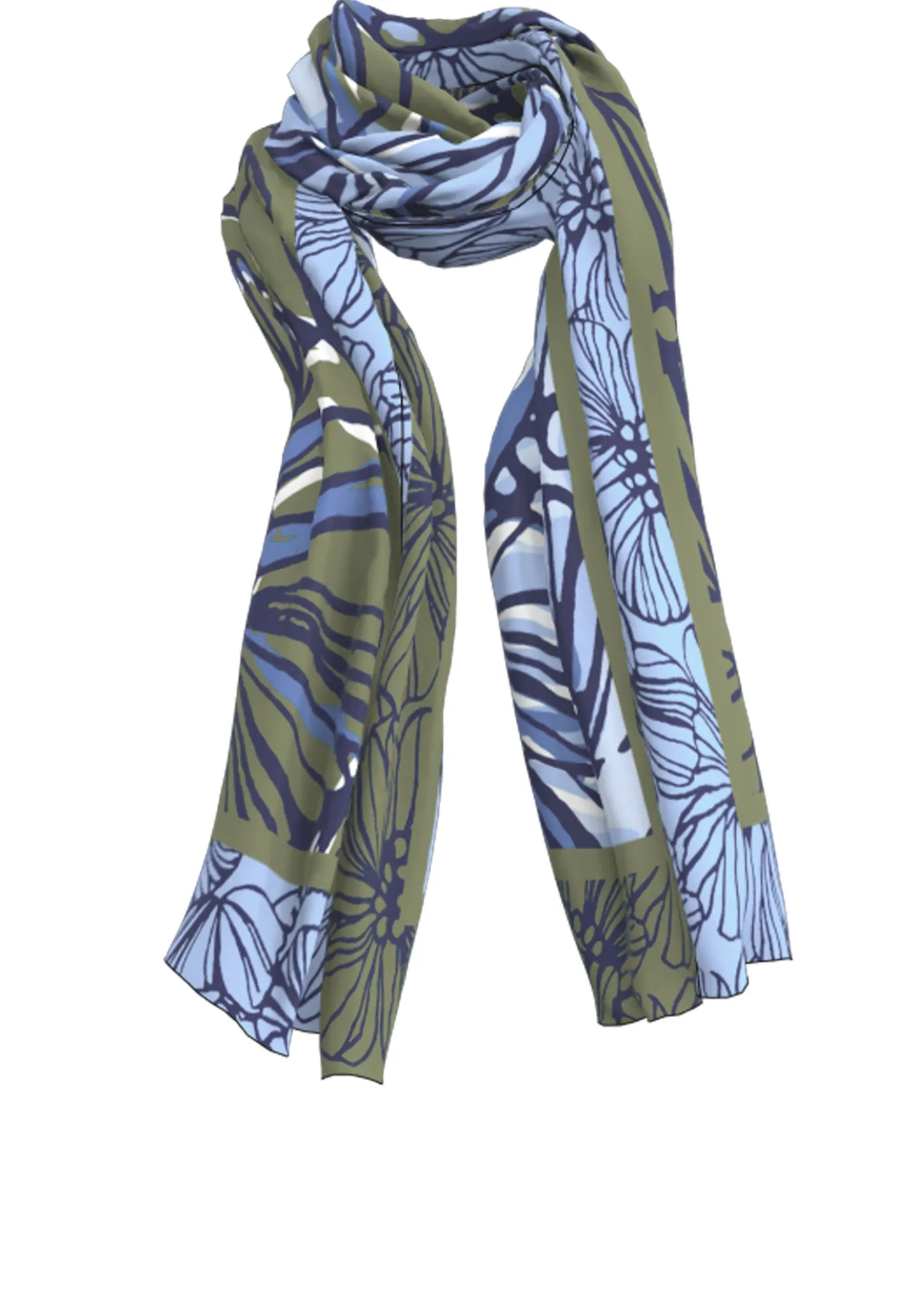 Cooler Modeschal in Trendfarben