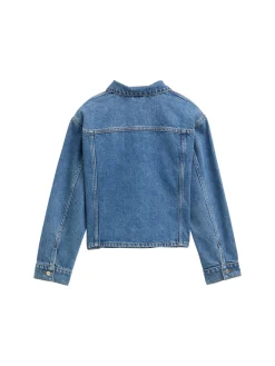 Cropped Jeansjacke