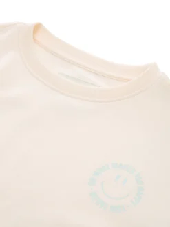 Cropped Sweatshirt mit Print