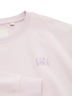 Cropped Sweatshirt mit Print