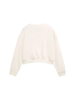 Cropped Sweatshirt mit Print