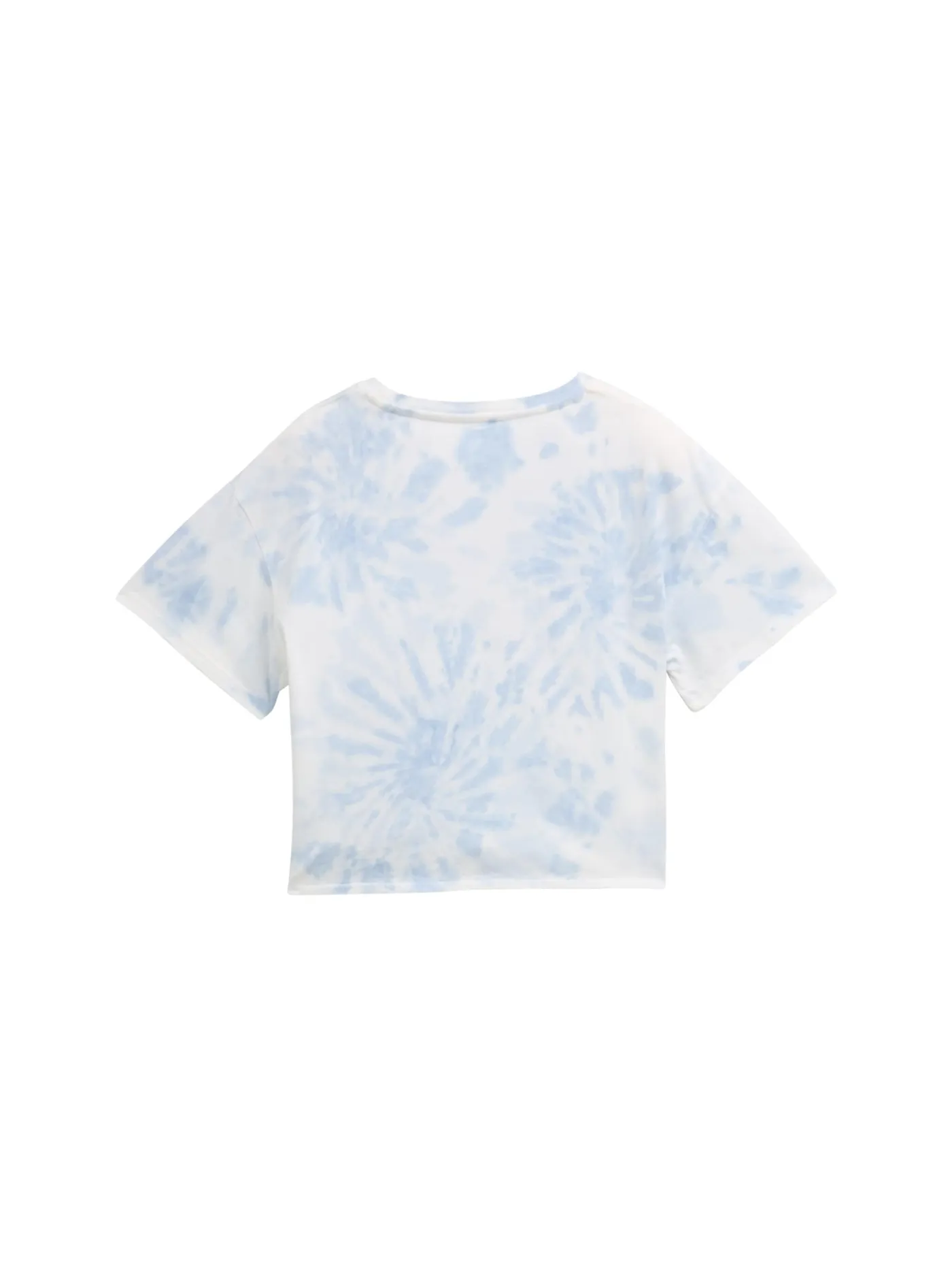 Cropped T-Shirt mit Knoten-Detail