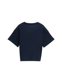 Cropped T-Shirt mit Print