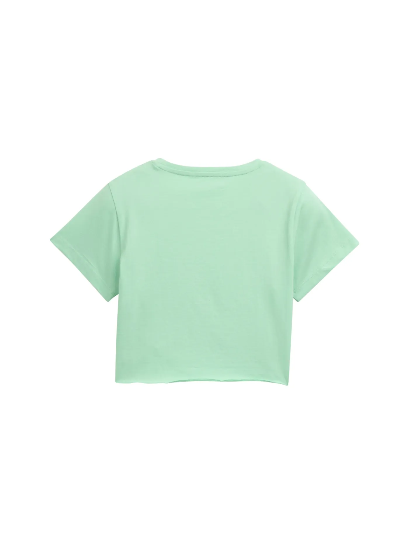 Cropped T-Shirt mit Print