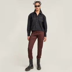 Cropped Jeans Overshirt