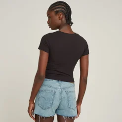 Cropped Mini Slim T-Shirt