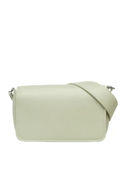 Crossbody-Bag aus Lederimitat mit Logo-Schultergurt