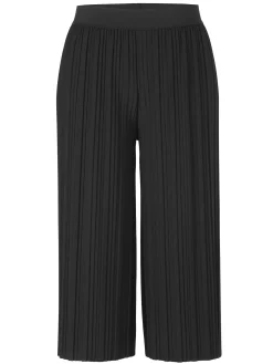 Culotte 7/8 weites Bein Plissee