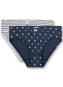 Doppelpack Hüftslips Dots-Allover