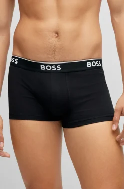 DREIER-PACK BOXERSHORTS AUS STRETCH-BAUMWOLLE MIT LOGOS AM BUND Power