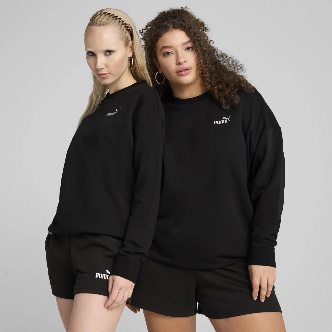 ESS Small No. 1 Logo Relaxed Sweatshirt mit Rundhalsausschnitt Damen
