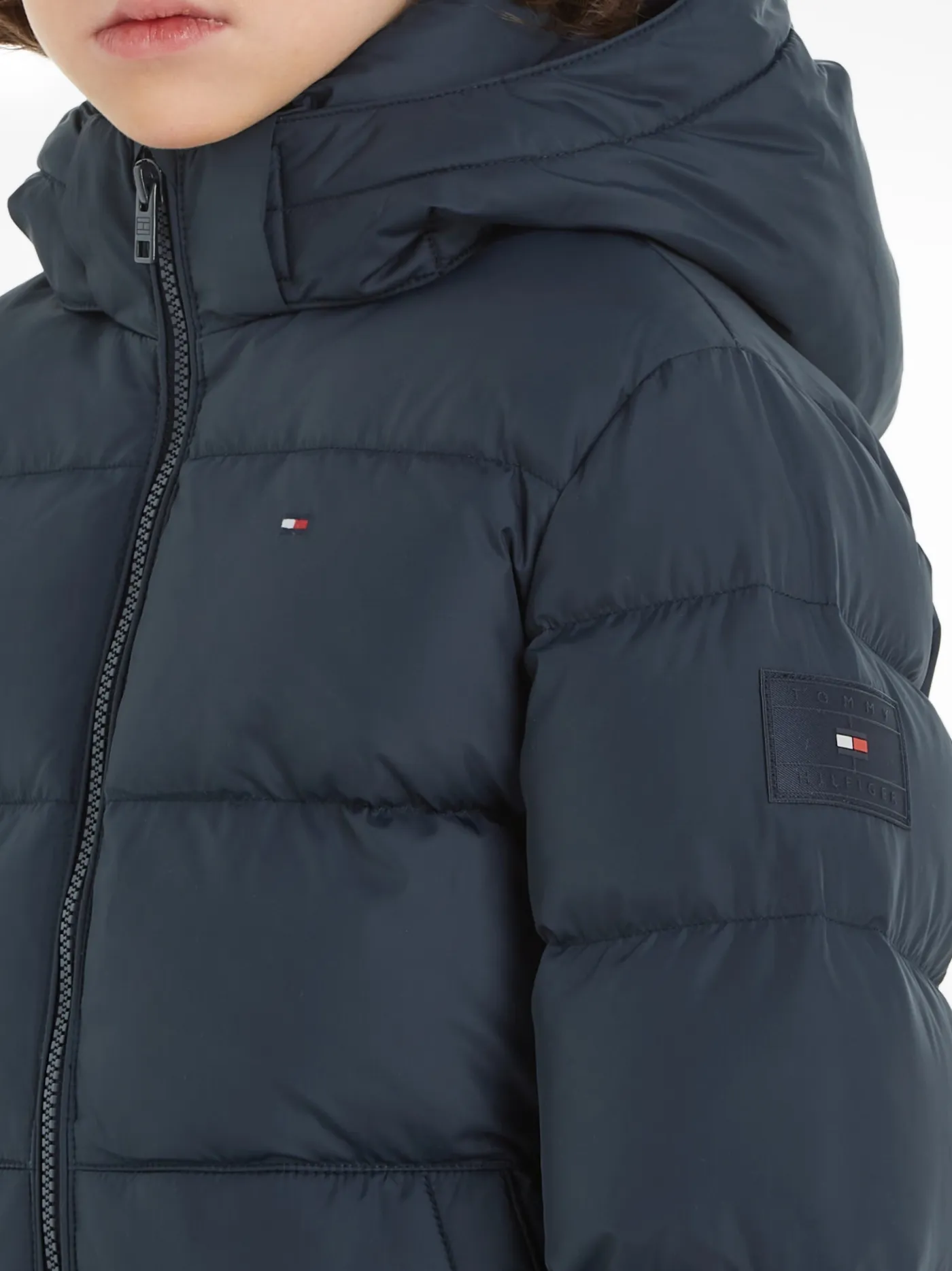 Essential gepolsterte Kapuzenjacke