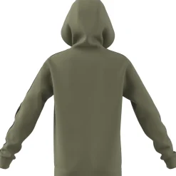 Essentials 3-Streifen Fleece Kapuzenjacke
