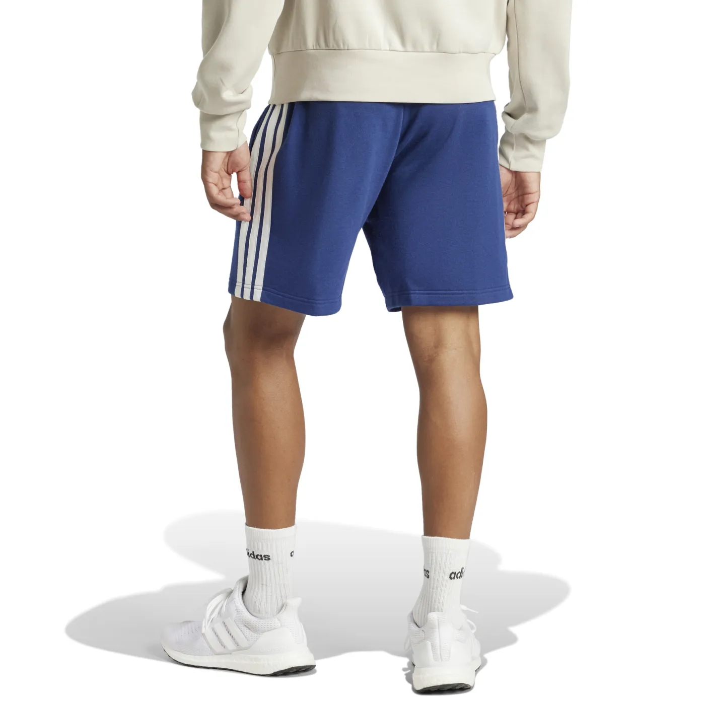 Essentials 3-Streifen French Terry Shorts