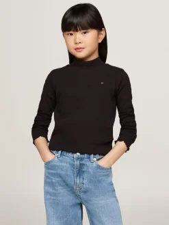 Extra Slim Fit Top mit Mock-Rollkragen