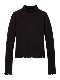 Extra Slim Fit Top mit Mock-Rollkragen