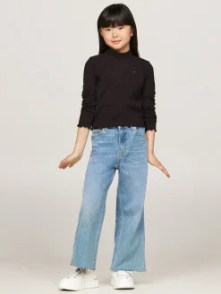 Extra Slim Fit Top mit Mock-Rollkragen