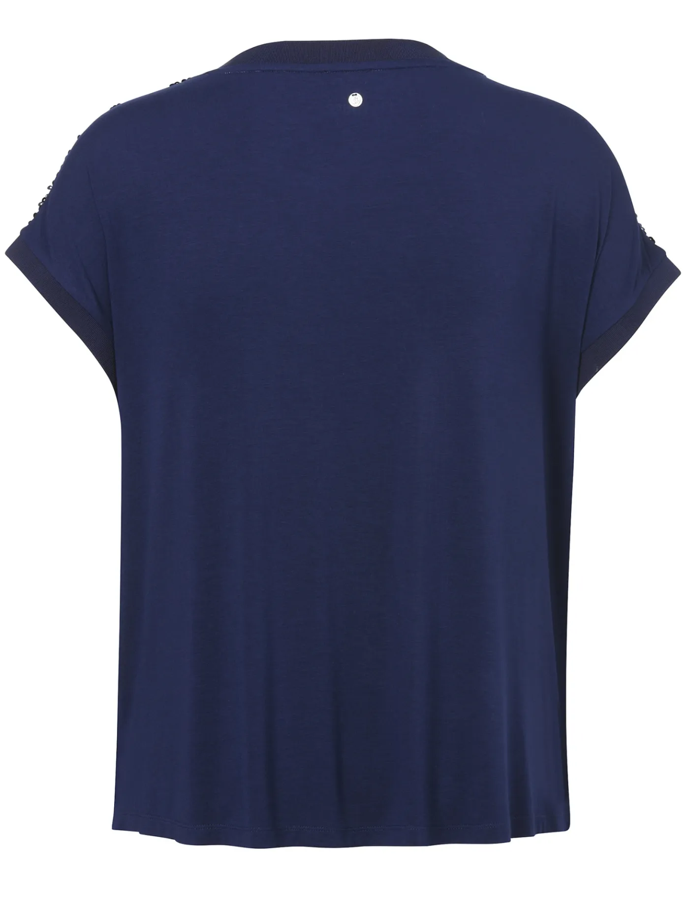 Feines Shirt mit Pailletten Front
