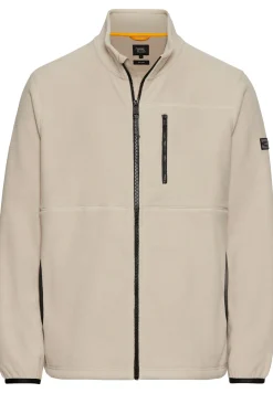 Fleecejacke mit Stehkragen