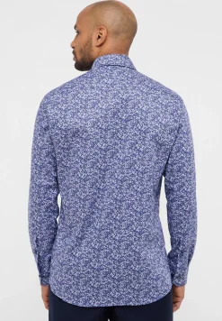 Florales Allover-Print Langarmhemd