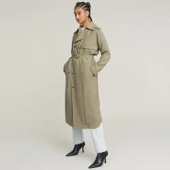 Fluid Trench Coat